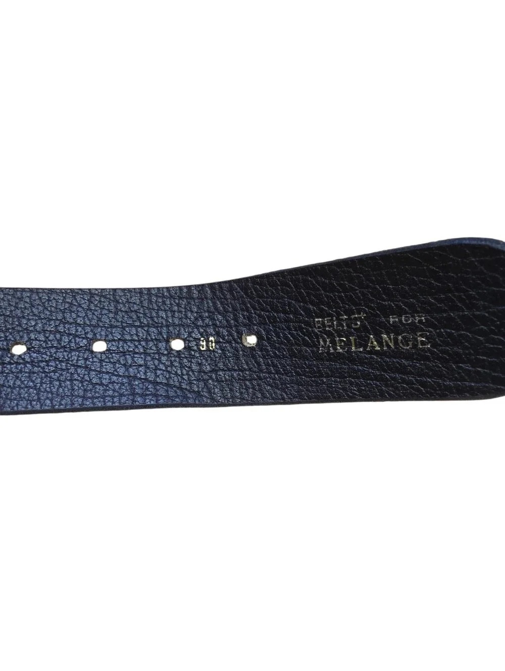 Melange black braided